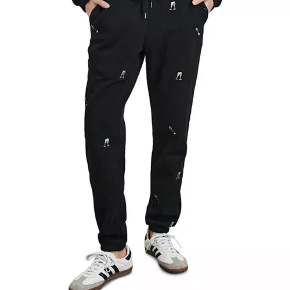 Rails Black Joggers with Tapered Fit and Elastic Waistband
